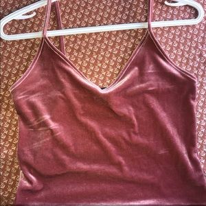 Velvet F21 Cropped Top